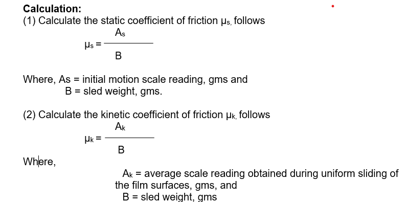 142 Testing and Evaluation of Coefficient of Friction (COF) Following ASTM D 1894